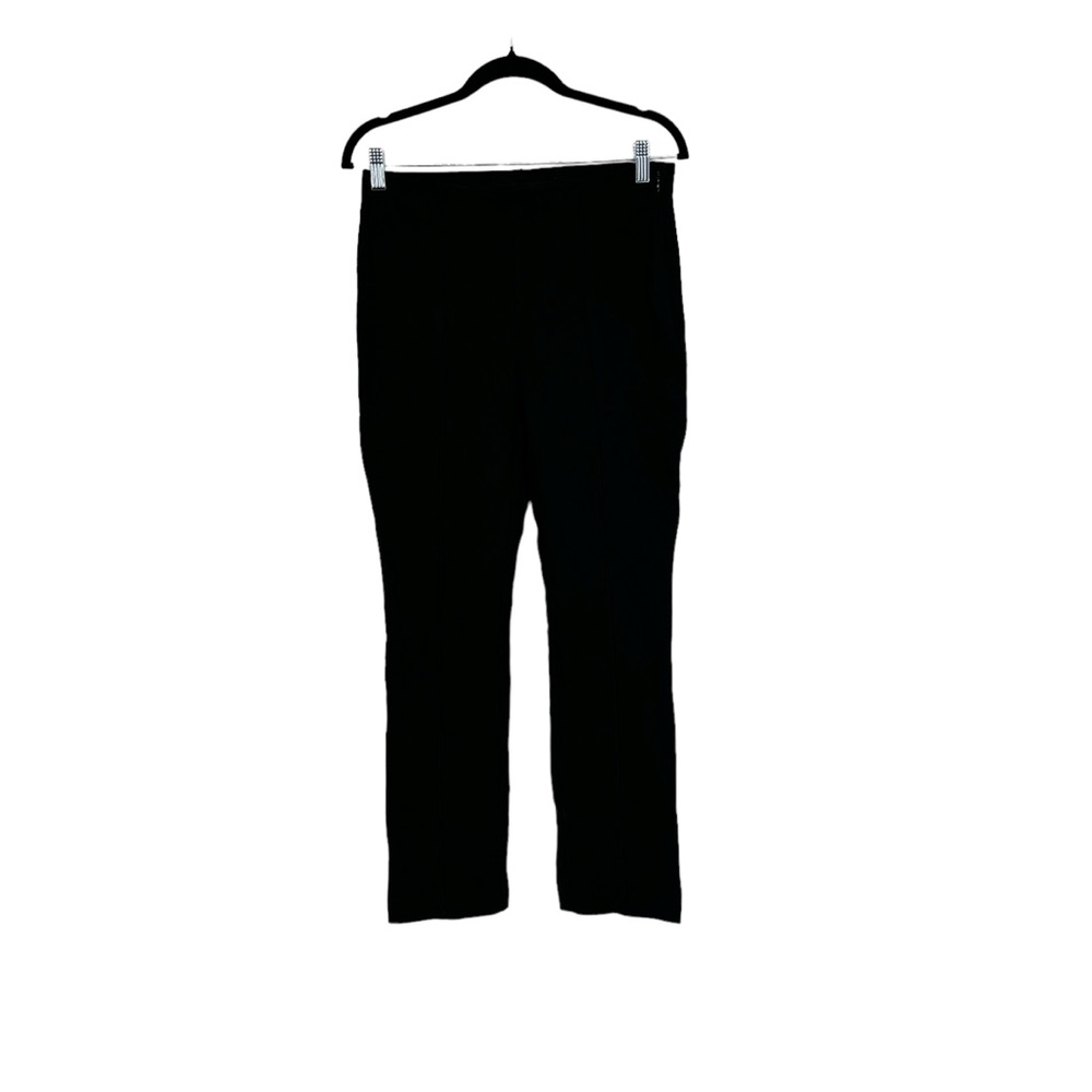 Chico’s Size 00 Short (Reg 2 Short) Black Rayon/Nylon/Spandex Pants w Front Seam